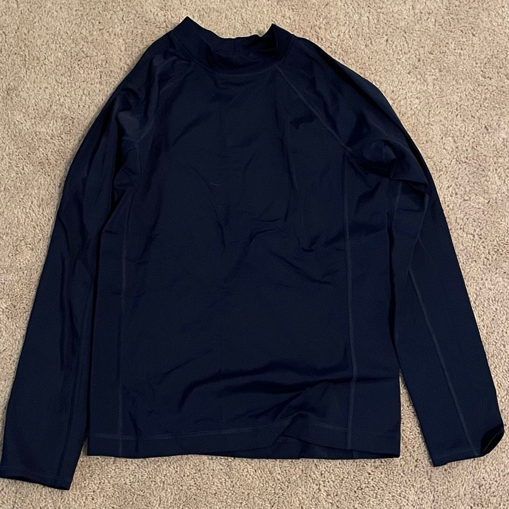 Lands End Boys Long Sleeve Rash Guard NIP